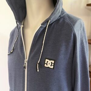 DC Navy Full-Zip Hoodie